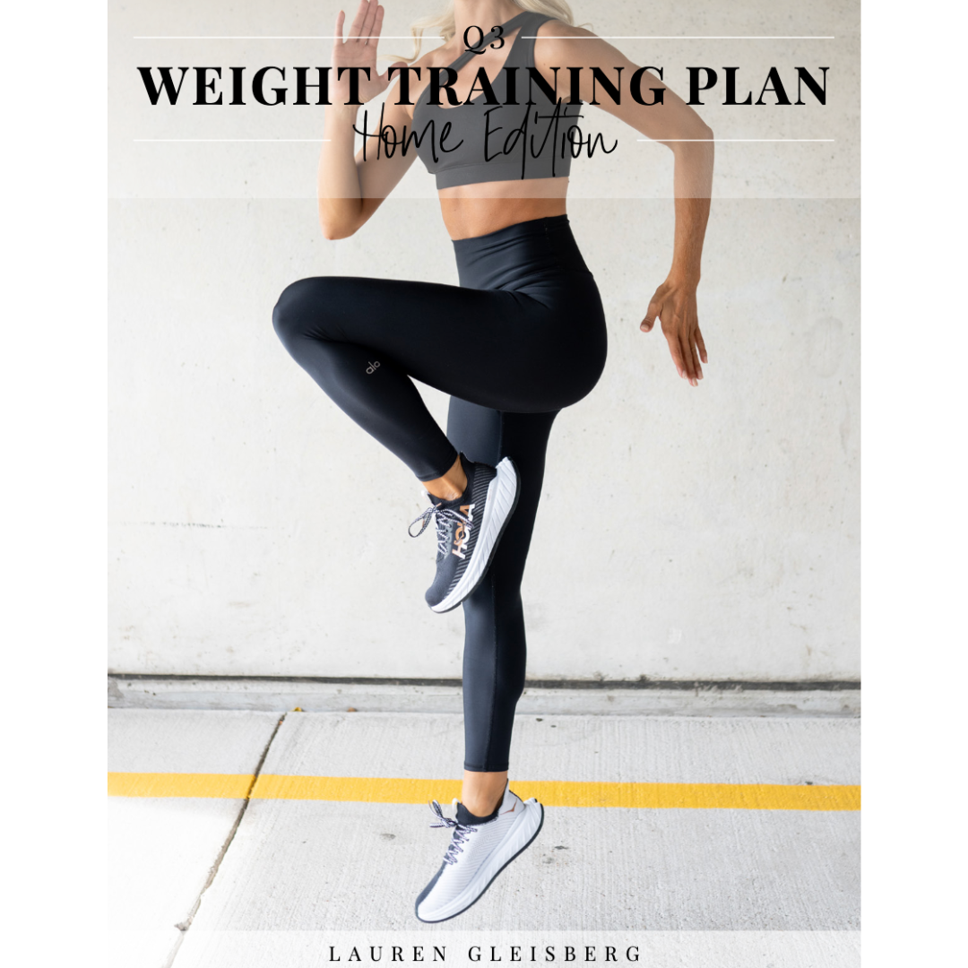 Weight Training Plan 2023: Q3
